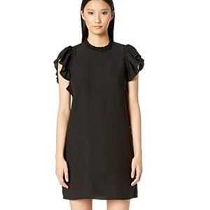 Kate Spade ruffle crepe dress